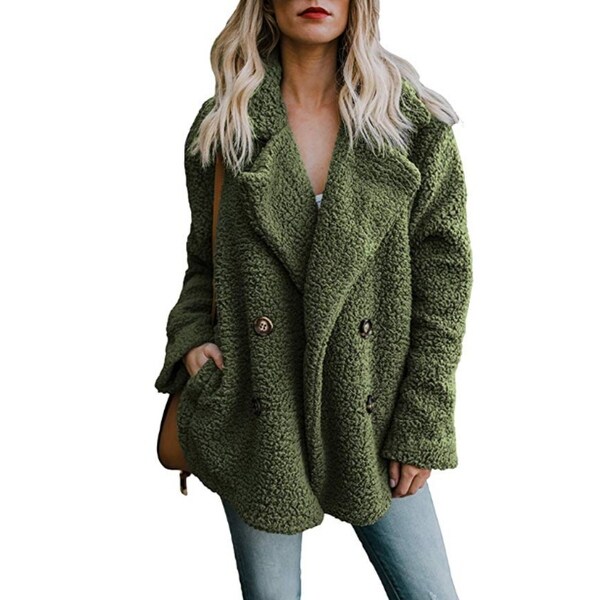 fuzzy fleece cardigan