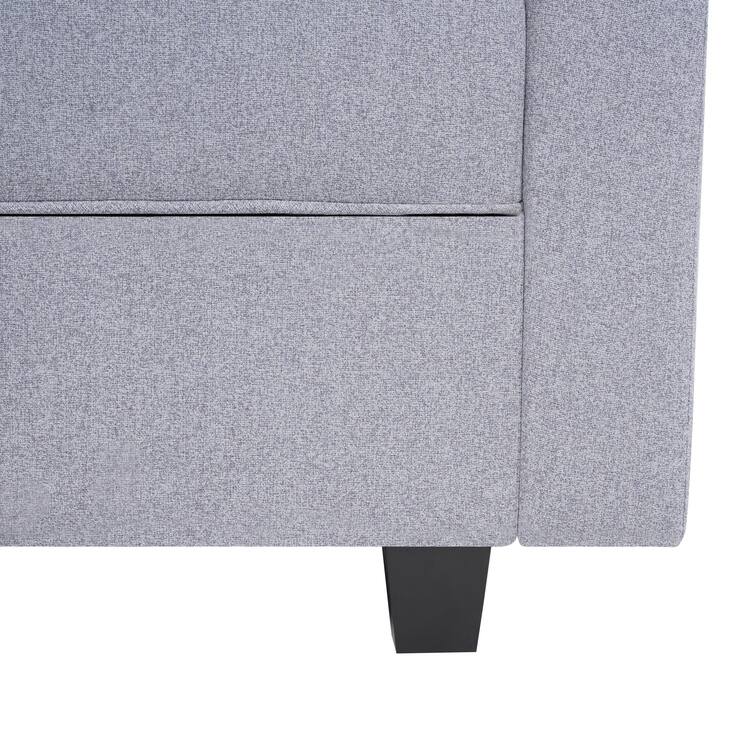 Modern DIY Convertible Modular Sectional Sofa Collection with Loveseat, Sofa, and Ottomans