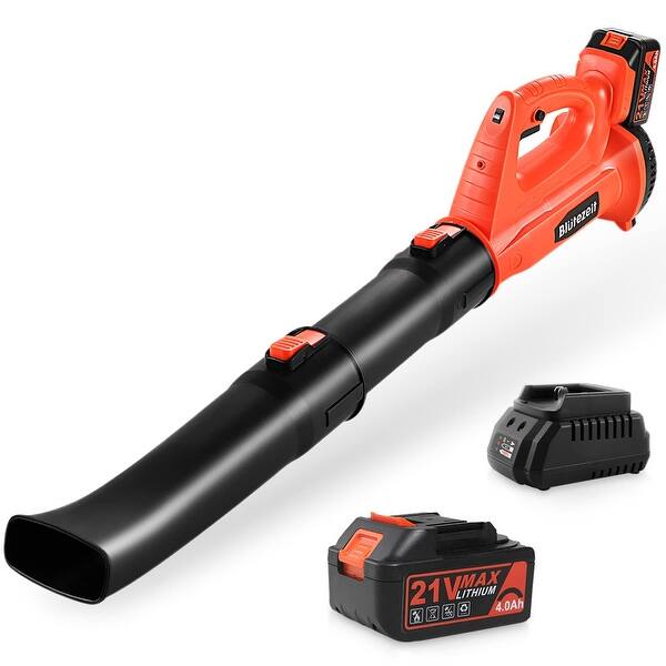 Cordless Leaf Blower 21V Electric Leaf Blower Cordless Powerful 500 CFM