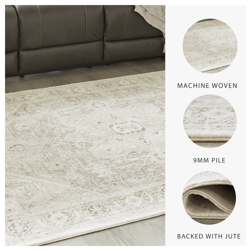 Signature Design by Ashley Gatwell Ivory/Tan/Grey Rug