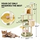 preview thumbnail 18 of 100, EROMMY Cat Tree – Multi-Level Cat Tower with Sisal Scratching Posts & Swing Ball, Modern Cat Furniture for Indoor Cats
