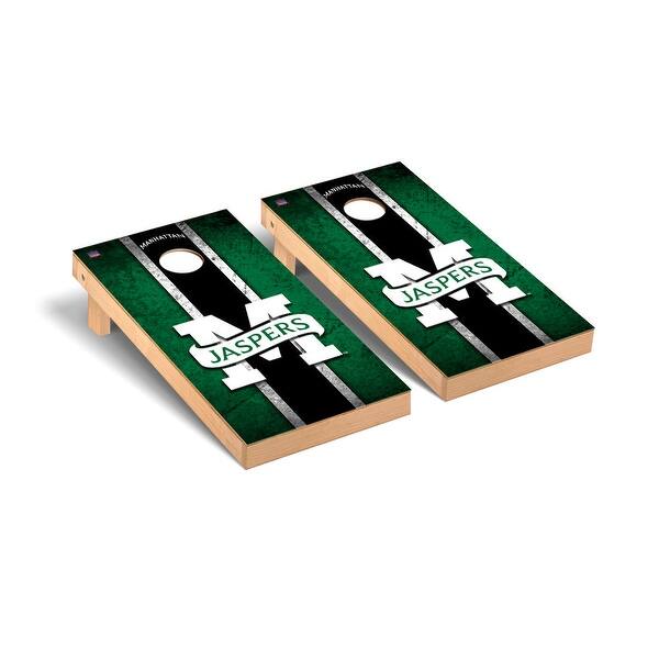 slide 2 of 5, Manhattan Jaspers Vintage Cornhole Board Set