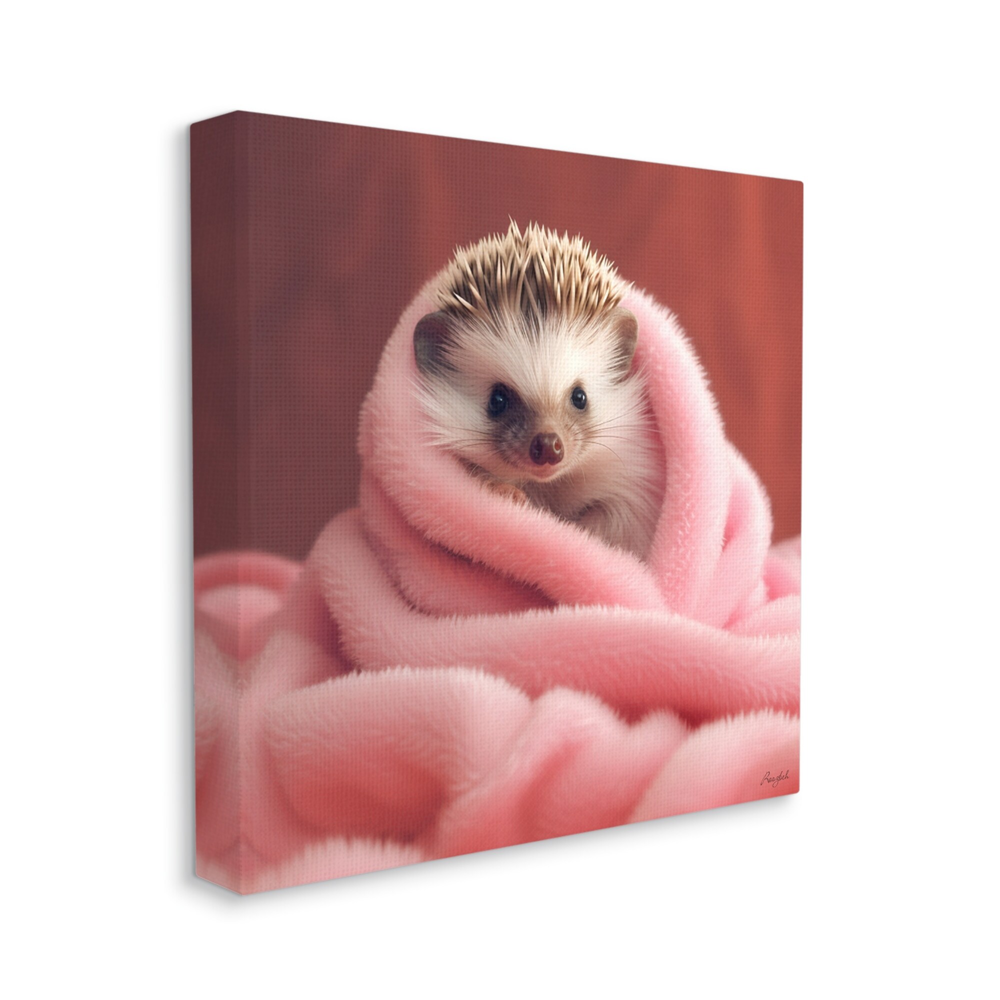 Hedgehog valentines blanket on sale