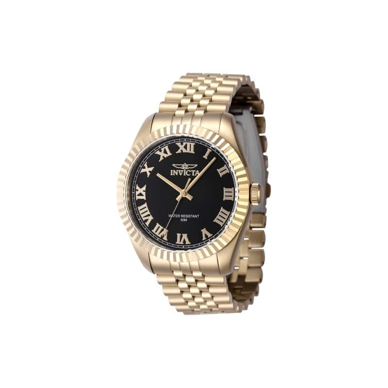 Invicta Men's 47405 Specialty Quartz 3 Hand Black Dial Watch