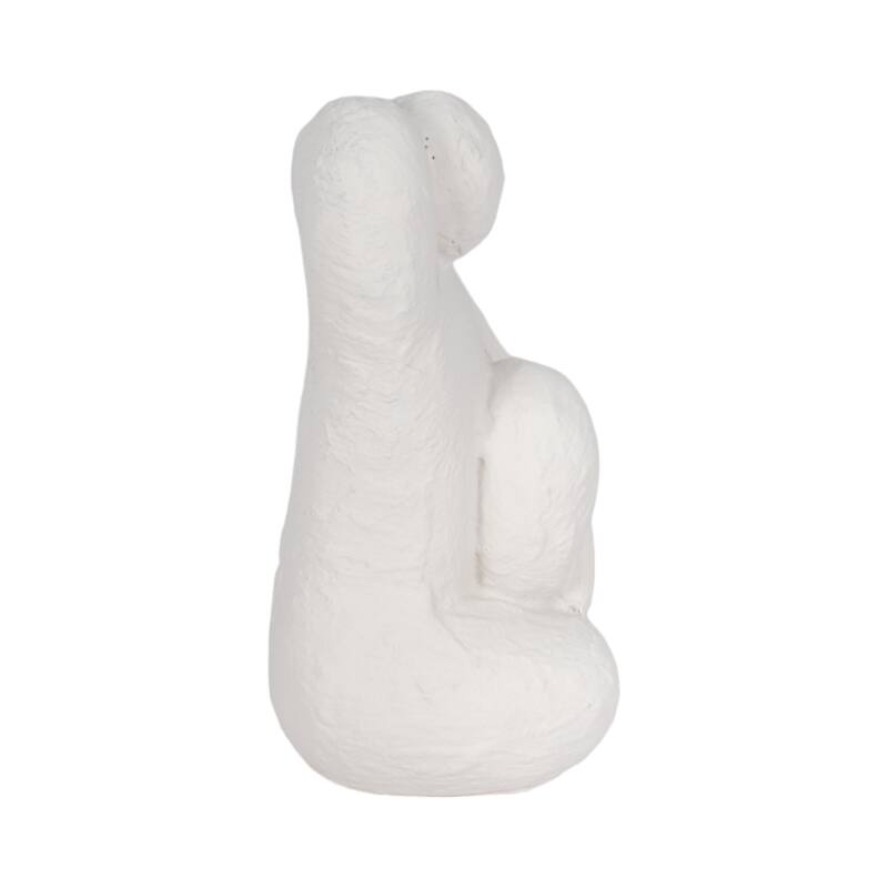 Sagebrook Home Raised Arm Posing Figure, White
