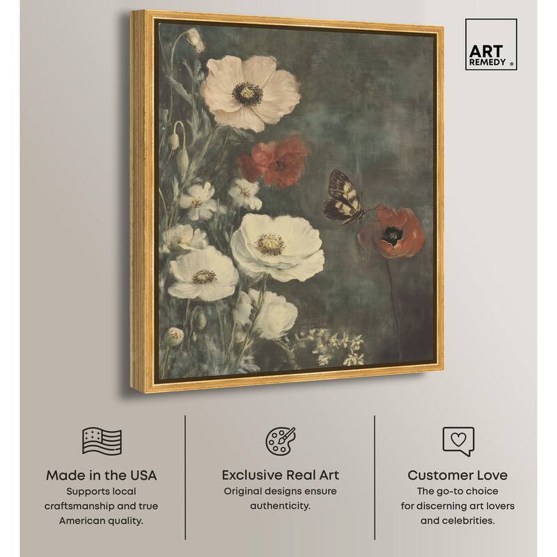 Vintage Botanicals I Canvas by Art Remedy