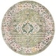 preview thumbnail 12 of 40, SAFAVIEH Madison Andra Boho Oriental Distressed Rug 6'7" Round - Sage/Ivory - Round