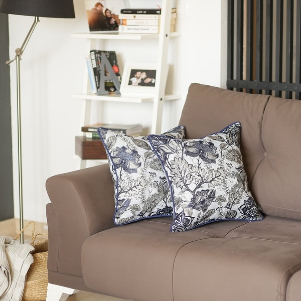 Jacquard Decorative Square Throw Pillow Cover (Set of 2). Opens flyout.