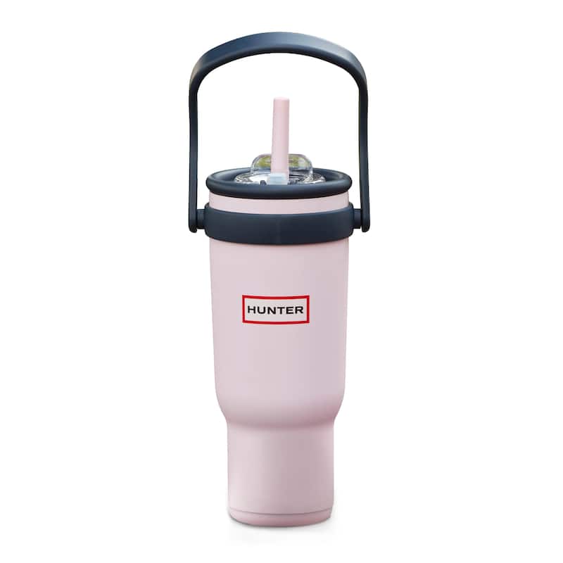 Hunter SwiftSip Hydration Stainless Steel Tumbler with Screw-Top Lid and Flip Carry Handle