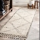preview thumbnail 10 of 11, Nuloom Camilla Moroccan Tassel Area Rug 2' 6" x 8' - Ivory - Runner