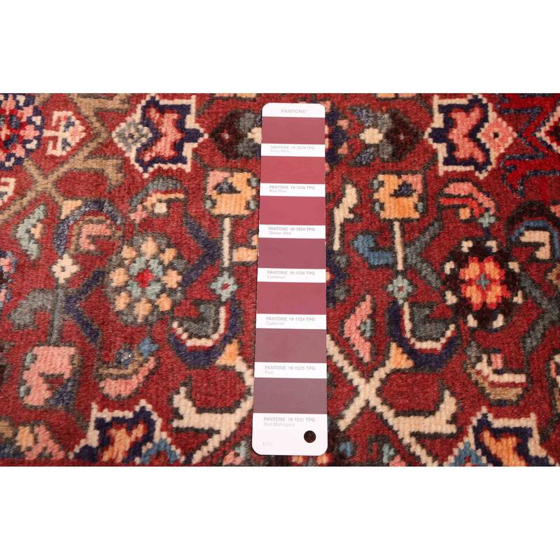 ECARPETGALLERY Hand-knotted Andelz Dark Red Wool Rug - 2'7 x 9'10