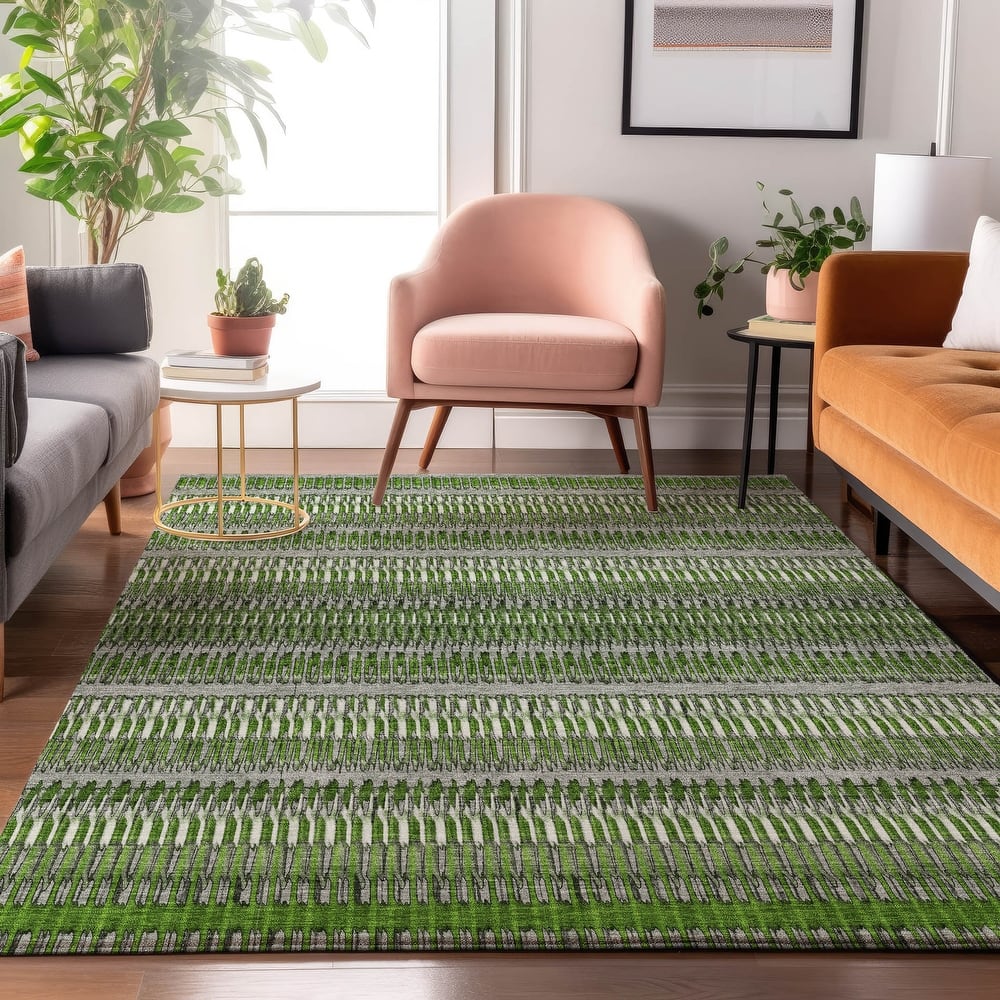 Premium Washable Super Soft Modern Stripe Mayfield Rug
