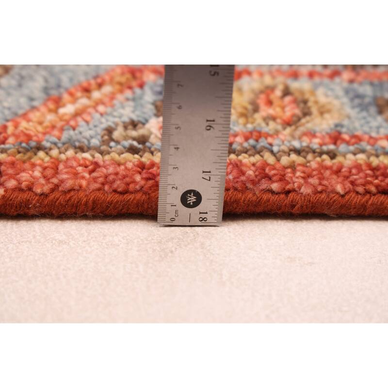 ECARPETGALLERY Hand-knotted Jules Serapi Dark Copper Wool Rug - 2'7 x 9'10