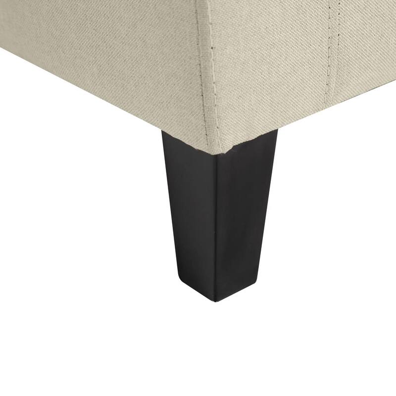 Upholstered Hidden Storage Ottoman Bench with Button Tufted, Lift Top