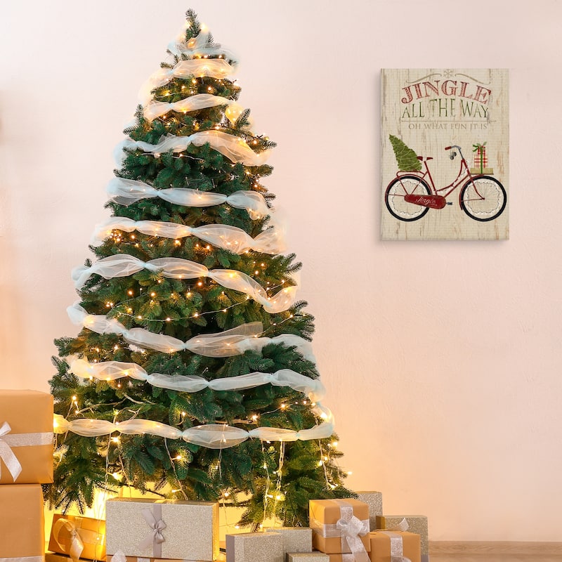 Bicycle Jingle Canvas Art Print