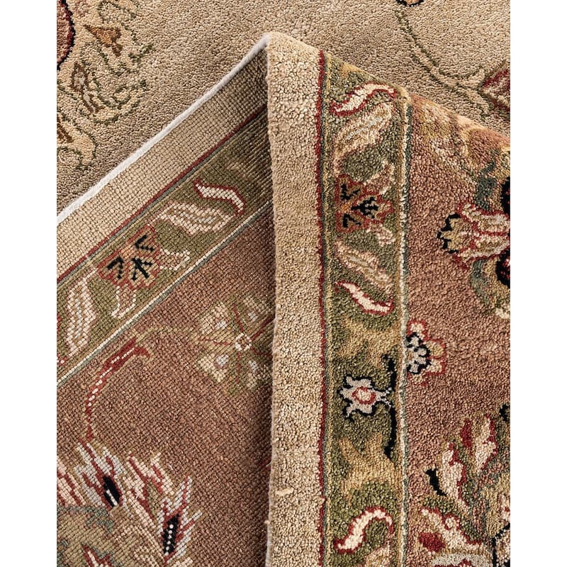 Oushak One-of-a-Kind Handmade Area Rug - Sand, 8' 10" x 11' 10" - 8' 10" x 11' 10"