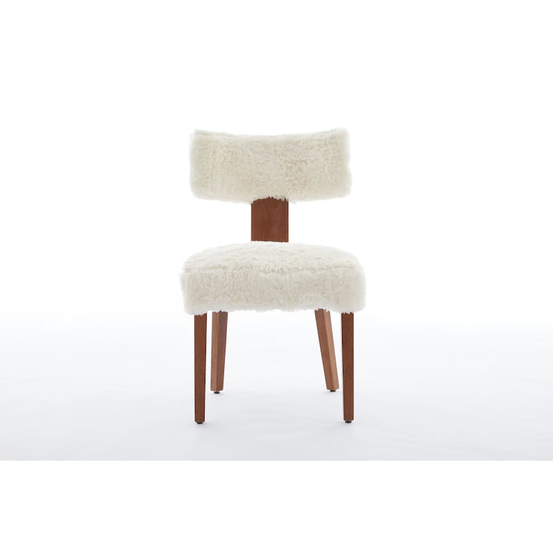 GDFStudio - Mariscat Fabric Wingback Dining Chairs（Set of 2）