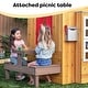 preview thumbnail 8 of 9, KidKraft Modern Outdoor Wooden Playhouse