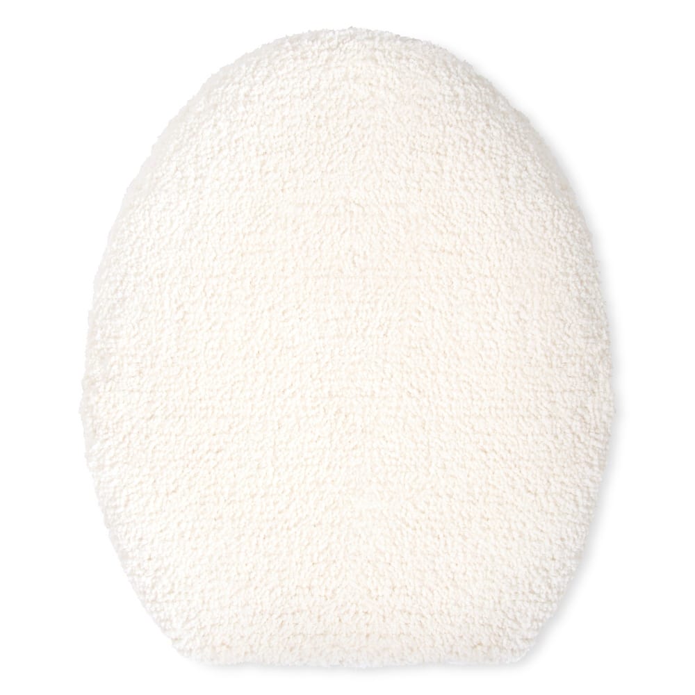 TOWN & COUNTRY EVERYDAY Ultra Plush Solid Tufted Toilet Lid Cover, Soft and Absorbent, Non-Slip Cover, Machine Washable