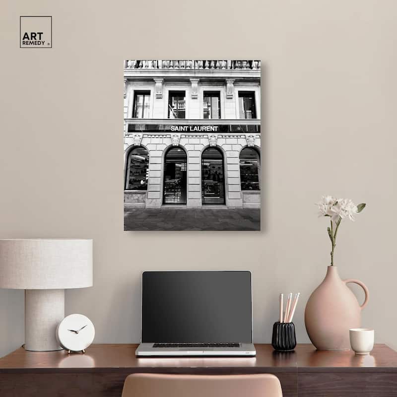 Glam Store front II Canvas by Art Remedy, Gallery Wrapped