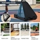 preview thumbnail 14 of 12, Portable Basketball Hoop with Adjustable Height 8-10ft for All Ages - 43.3"x29.6"