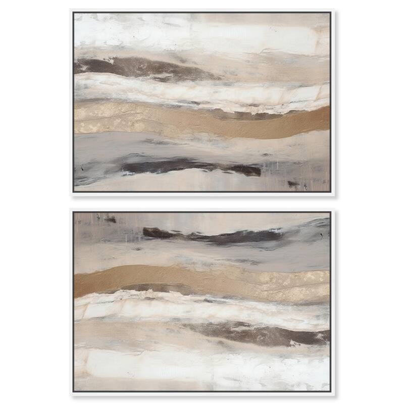 Cloudborn Glow I Canvas by Art Remedy - 36" x 24" - White