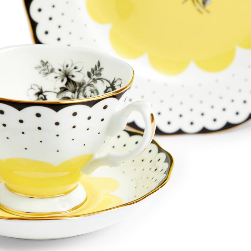 Royal Albert 100 Years Teacup, Saucer & Plate, 3 Piece Set, Wanda 1920