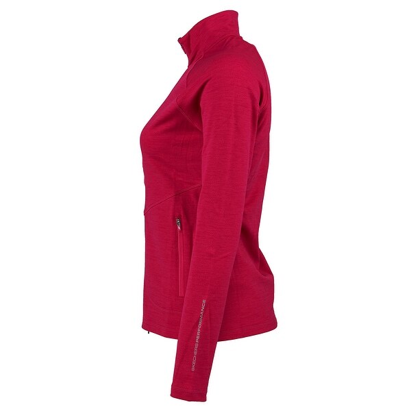 skechers jacket womens red