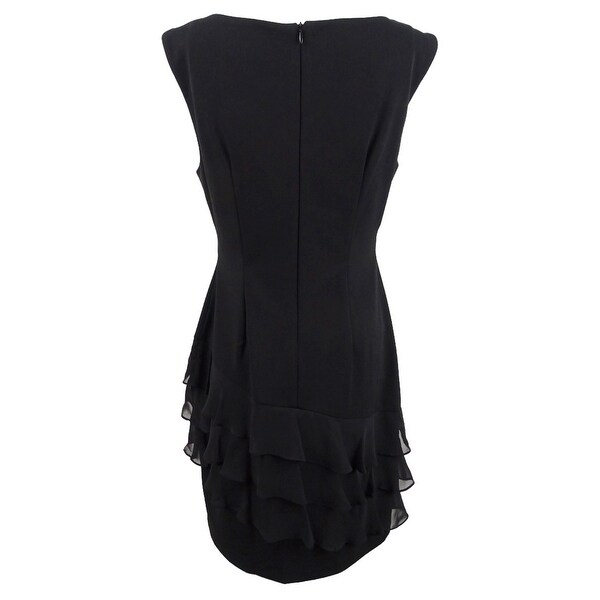black petite bodycon dress
