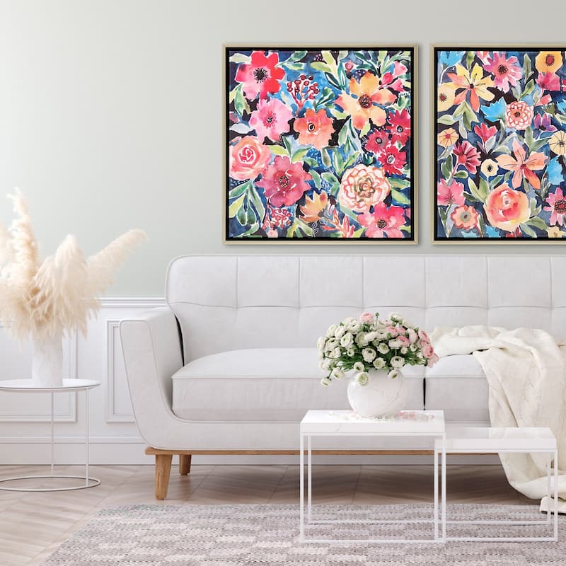 Breezy Petals I - Giclee on Canvas