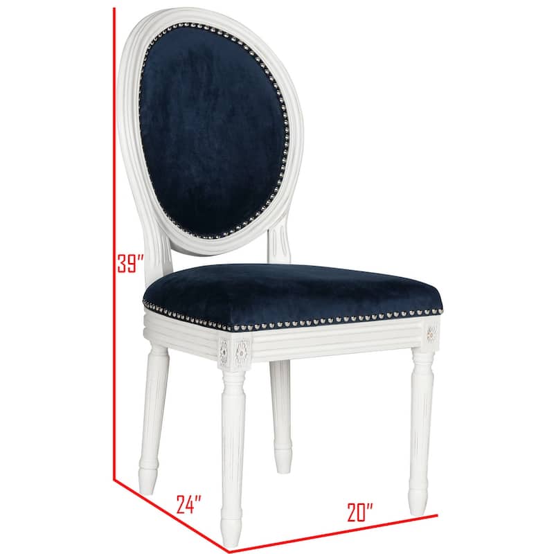 SAFAVIEH Rona Parisian Oval Dining Chair (Set of 2) - 20Wx20Dx39H