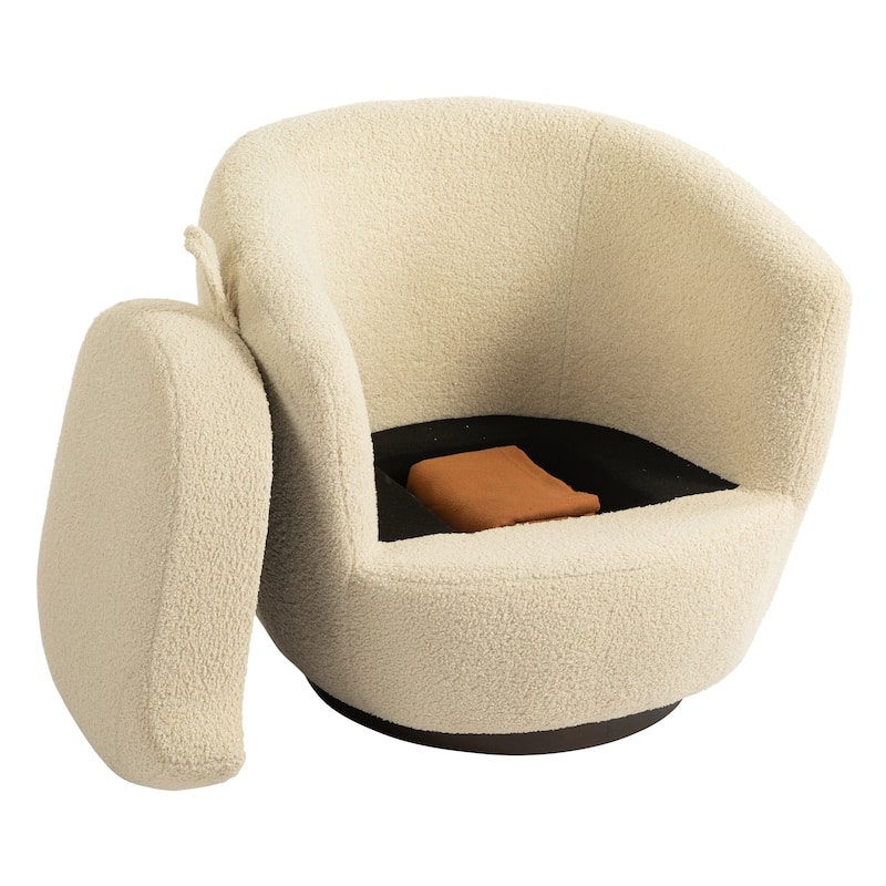 Teddy Swivel Barrel Armchair