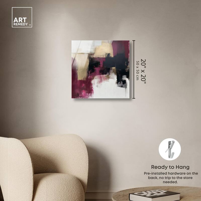 Golden Dusk I Acrylic by Art Remedy, Ready to Hang