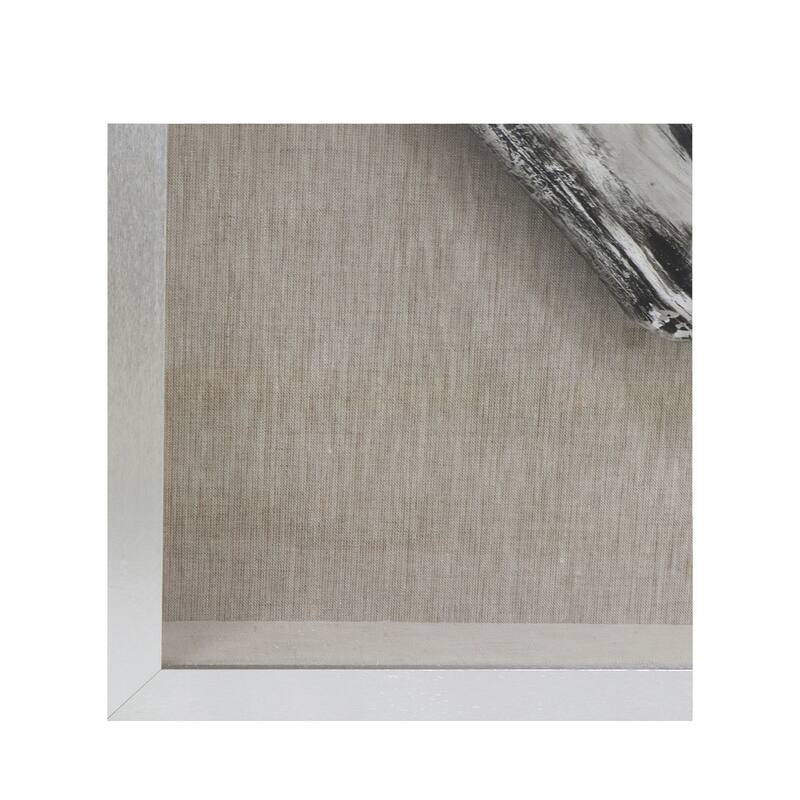 Glass Wall Sculpture Branch-Inspried 3D Relief (Set of 2) - 70" Ivory - 15" x 3" x 70"