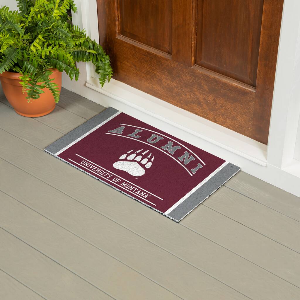28 in. x 16 in. University of Montana Alumni Full Color PVC Door Mat