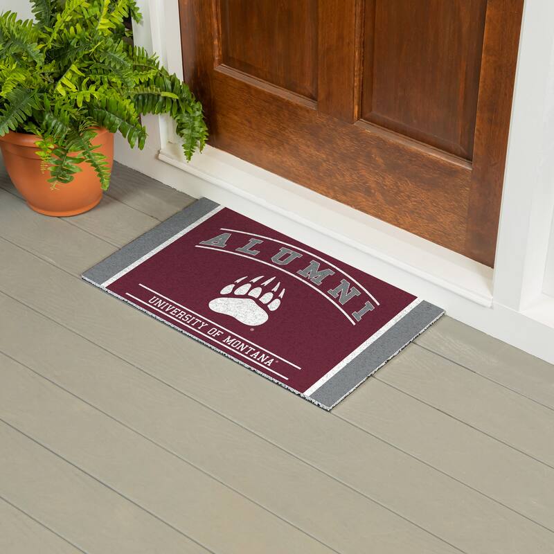 28 in. x 16 in. University of Montana Alumni Full Color PVC Door Mat