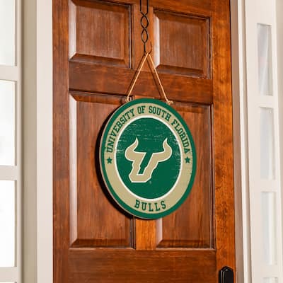 University of South Florida Wooden Door Decor Wall Sign - Multi-Color