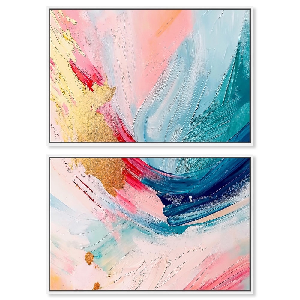 Burst of Energy Canvas Set of 2 by Art Remedy