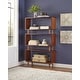 preview thumbnail 4 of 29, Simple Living Margo Mid-Century Modern 3-tier Bookshelf - 59.5"h x 36"w x 11.8"d