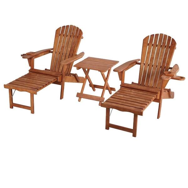 Adirondack Chaise Lounge Foldable Chair and End table Bed Bath & Beyond 31671923