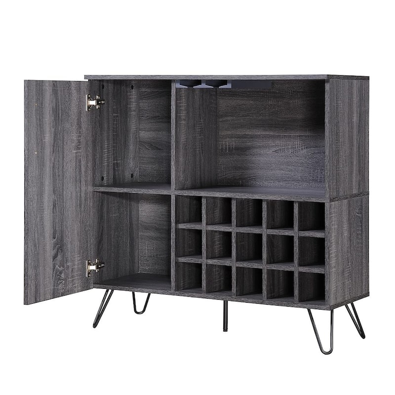 37.25" Modern WINE & BAR CABINET