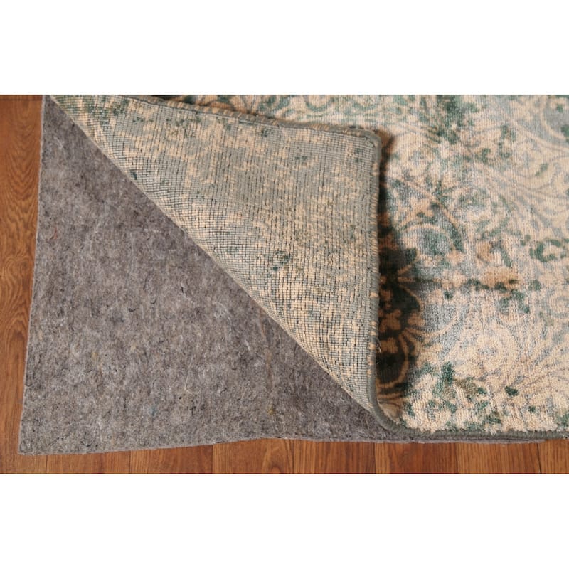All-Over Abstract Area Rug Hand-Knotted Wool Carpet - 6'7"x 9'10"
