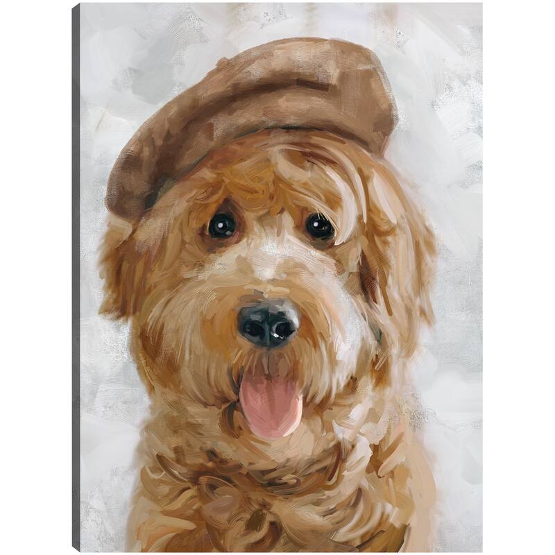 Hat Happy II By Studio Arts Canvas Art Print