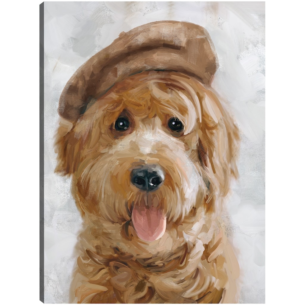 Hat Happy II By Studio Arts Canvas Art Print