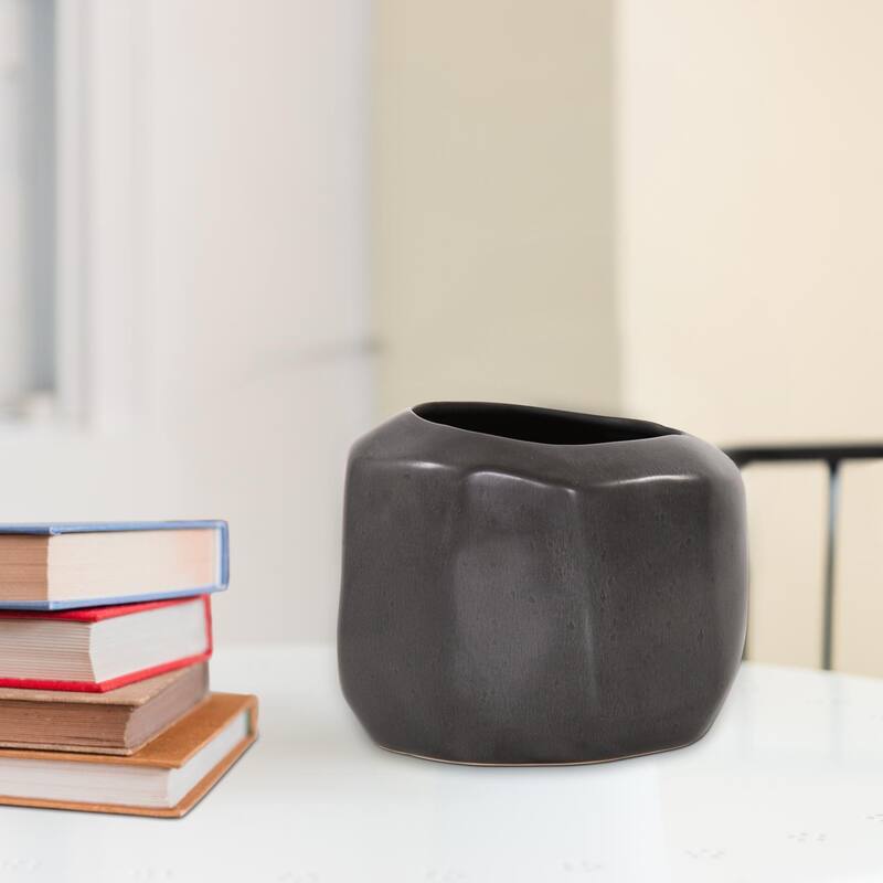 Gray Alamo Vase- Medium