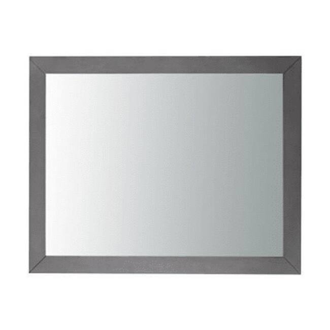 Miseno Americana 30" x 36" Rectangular Framed Mirror - Grey