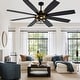 preview thumbnail 39 of 38, Cusp Barn 52/60/72 Inch Farmhouse Caged Ceiling Fan with Lights and Remote, Industiral 6 Speeds Chandelier Ceiling Fan