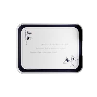 Welcome on Board Serving Tray - 15-3/4" W x 11-7/8" L x 2" H