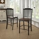 preview thumbnail 2 of 10, Brunico Two-Tone Counter Height Chairs (Set of 2)
