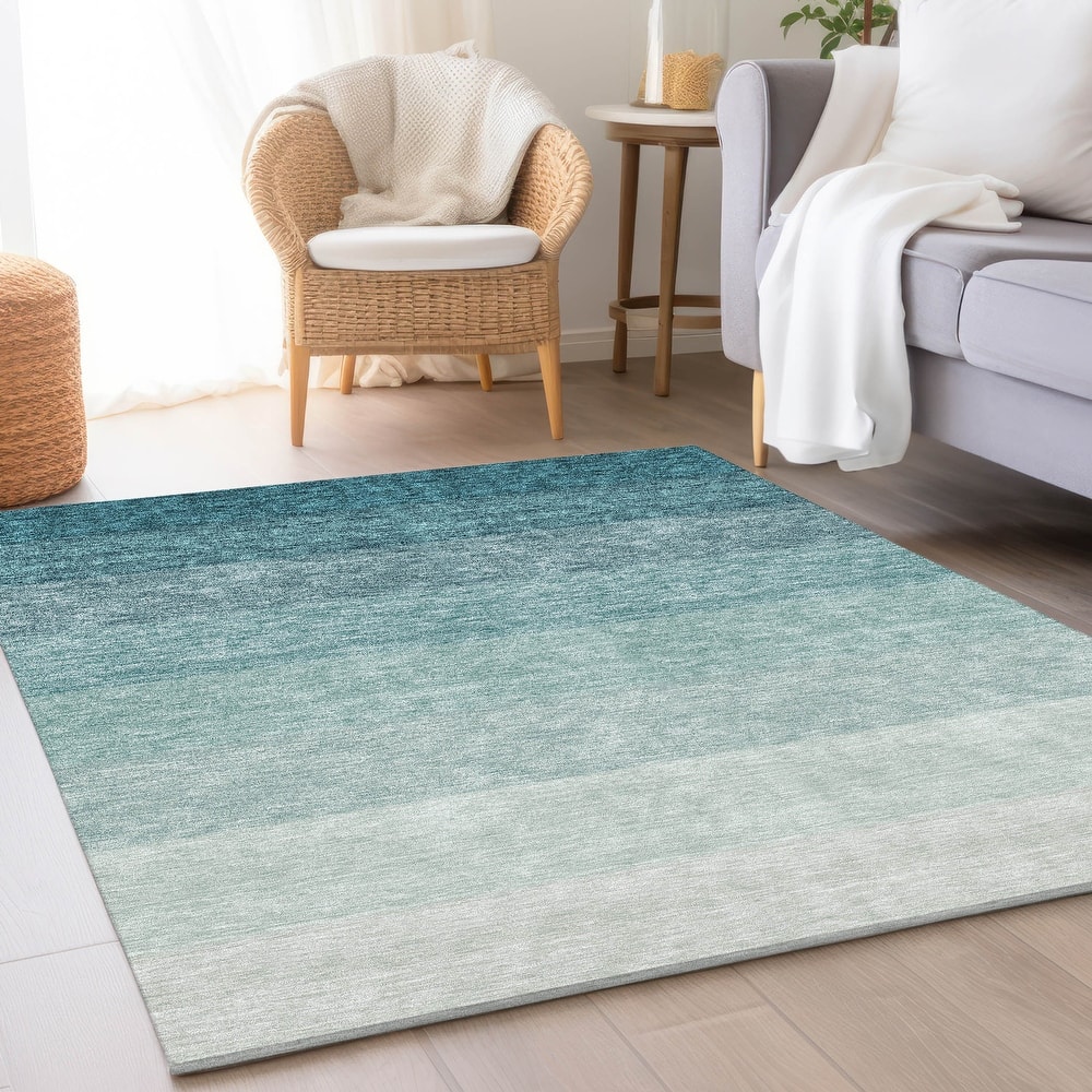 Premium Washable Super Soft Ombre Mod Mayfield Rug